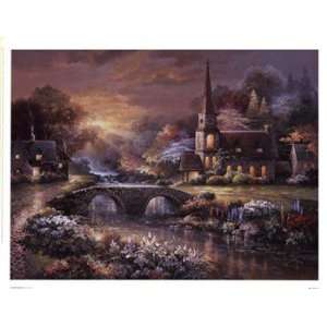  James Lee Peaceful Reflections 16x12 Poster Print