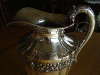 HUGESTUNNING*MEXICAN*MACIEL*STERLING WATER PITCHER*11.5TALL*1253 
