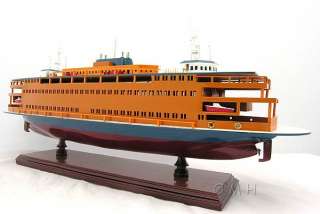 Handcrafted Staten Island Ferry Boat Model Ship 24 NEW  
