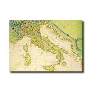   World In 33 Maps Venice 1st September 1553 Giclee Print Home