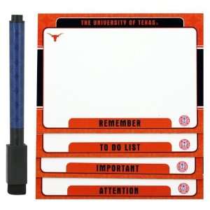  NCAA Texas Longhorns 4 Pack Magnetic Dry Erase Boards 