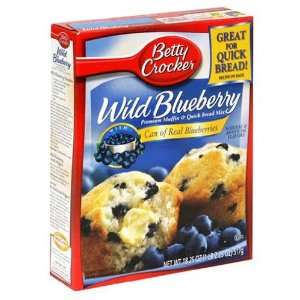 Betty Crocker Muffin Mix & Quick Bread Mix Premium Wild Blueberry 18 