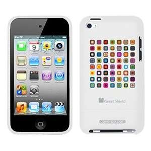  Geo Squared White on iPod Touch 4g Greatshield Case 