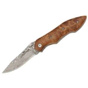 Magnum Knives M493DAM Earl Linerlock Knife with Wood Handles  