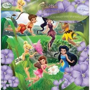  Disney Fairies 2012 3 D Lenticular Wall Calendar Office 