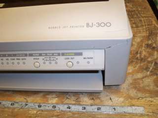 Canon BJ 300 Bubble Jet Printer K10090 PARTS/REPAIR  
