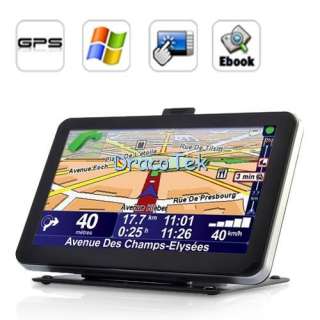 Inch HD Touchscreen GPS Navigator (FM Transmitter, 600MHz CPU, 4GB 