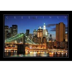  City Lights Of New York Holiday Cards