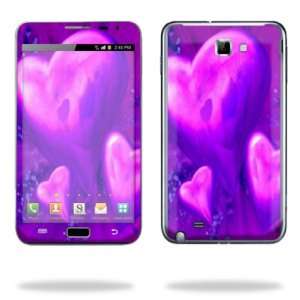  for Samsung Galaxy Note Skins Purple Heart Cell Phones & Accessories