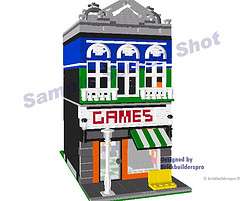 Video Game Shop Instructions CD Custom Lego ® 10218 10224 city 10182 