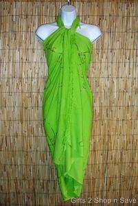 NEW SARONG Swim Cover up Beach Wrap Dress   Assorted Colors  