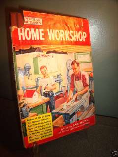 RARE POPULAR MECHANICS PLANNING YOUR HOME WORKSHOP 1949  
