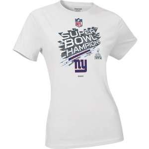  Reebok Womens New York Giants 2011 Super Bowl Champions 