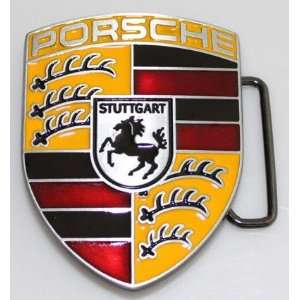  Porsche Car Logo Belt Buckle   New 