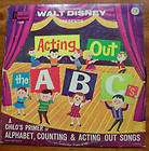 Acting Out ABCs Childrens Primer Walt Disney Record
