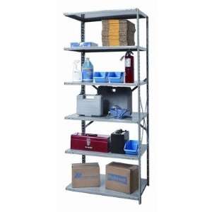 Hi Tech Shelving Extra Heavy Duty Open Type Add on Unit with 6 Shelves 