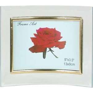  CURVE GLASS PHOTO FRAME3.5X5 (Sold 3 Units per Pack 