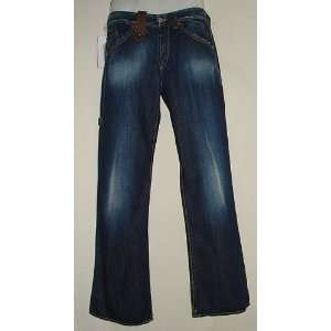    Energie Leather Trimmed Palos Jeans Size 31