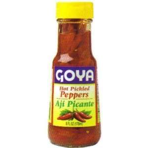 Goya Hot Pickled Red Peppers Grocery & Gourmet Food