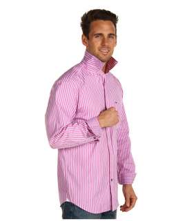 Lacoste L/S Stripe Poplin Shirt w/ Button Down Collar    