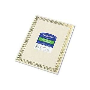  GEO44407 Geographics® PAPER,CERTIFICATE,12PK,GD Office 