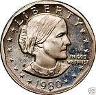 1980 Susan B Antony Choice Bu Dollar Lustrous full Strike  