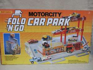 Vintage MATCHBOX Fold N Go Motorcity Car Park NIB  