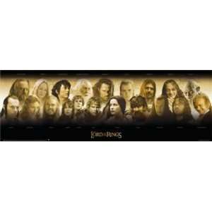  The Lord Of The Rings   Door Movie Poster (The Complete Cast 