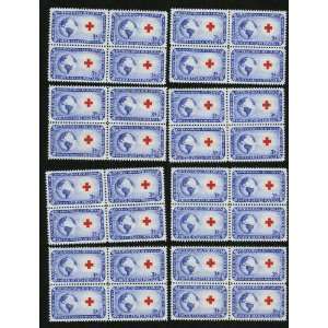 INTERNATIONAL RED CROSS #1016 ~ LOT OF 10 BLOCKS ~ TOTAL OF 40 STAMPS 