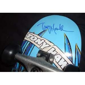  TONY HAWK signed *HUCK JAM* SKATEBOARD W/PROOF W/COA 