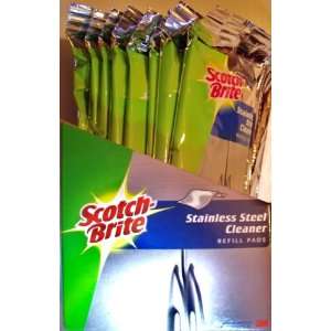  Scotch Brite Stainless Steel Cleaner Replacement Pads 48 