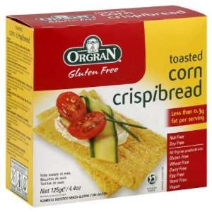 Orgran Crispbread Gf Toasted Corn 4.4 OZ (Pack of 6)  