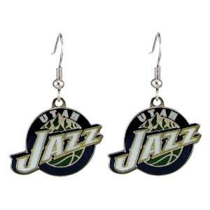  Utah Jazz   NBA Team Logo Dangler Earrings Sports 