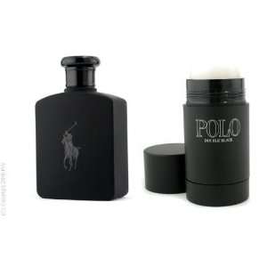  Polo Double Black Gift Set By Ralph Lauren 2 Pcs Includes 