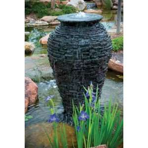  AQUASCAPE, INC, STACKED SLATE URN   SMALL, Part No. 517532 