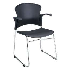  OFM Multi Use Chairs   Black   Lot of 4