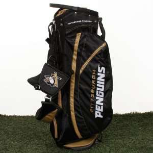  NHL Pittsburgh Penguins Fairway Stand Golf Bag   Black 