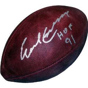  Earl Campbell Autographed NFL Football with HOF 91 