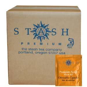 Stash Premium Decaf Pumpkin Spice Black Tea, Tea Bags, 100 Count Box 
