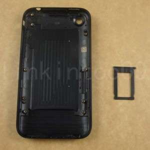 Black Back Housing Cover For iPhone 3GS 16GB +Sim Tray  