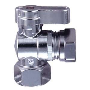   Brass PKF4410 1/2 FIP x 1/2 inch slip joint angle stop shutoff valve