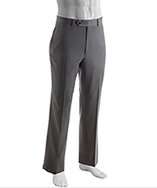 navy glen plaid wool linen Rains 2 button suit with flat front pants