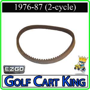 EZGO Drive Belt 2 cycle (1976 87) Gas Golf Cart  Fits Marathon 2pg 