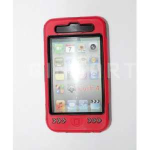   Hard Case Cover for Ipod Touch 4 4g Red  Players & Accessories