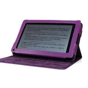  Bluecell Purple PU Leather Case / Cover Rotatable Flip 
