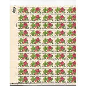   Peace Garden Sheet of 50 x 20 Cent US Postage Stamps NEW Scot 2014