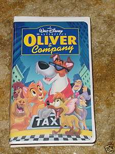 OLIVER & COMPANY Disney Masterpiece Coll VHS Clam MINT 786936009101 