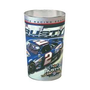  Rusty Wallace NASCAR Driver Tapered Wastebasket (15 