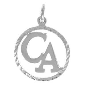 Cocaine Anonymous Initial Pendant #282 16, 11/16 Wide and 7/8 Tall 