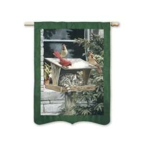 Silk Reflections Caught Napping Accent Flag  Kitchen 